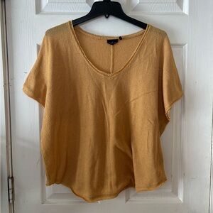 Out From Under Urban Outfitters Mustard Yellow Oversized Tee Size Small